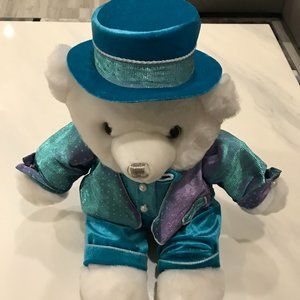 Festive White Teddy Bear